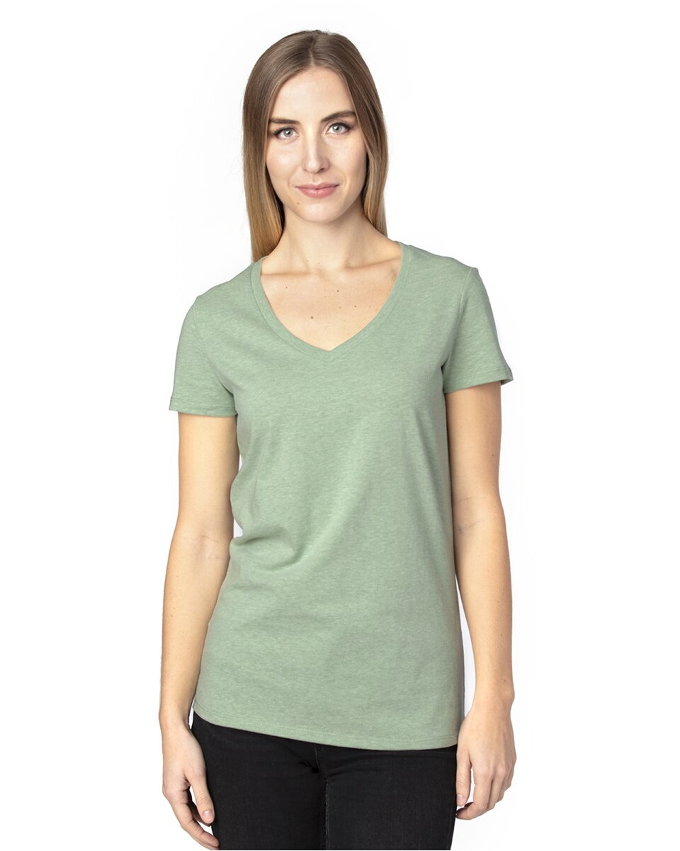 Threadfast Apparel 200RV Women's Ultimate V-Neck T-Shirt - BlankShirts.com