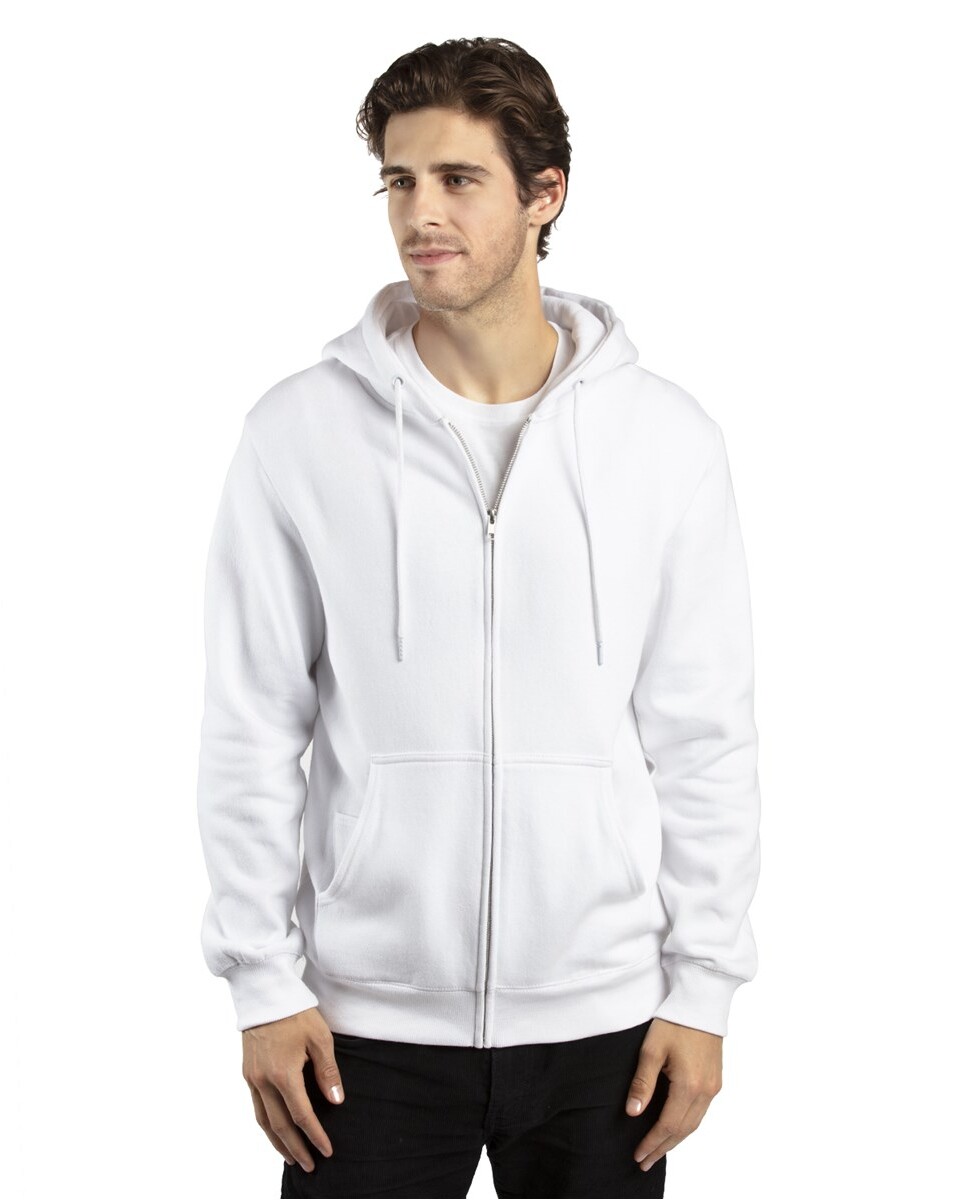 Threadfast Apparel 320Z Unisex Ultimate Fleece Zip-Up Hoodie ...