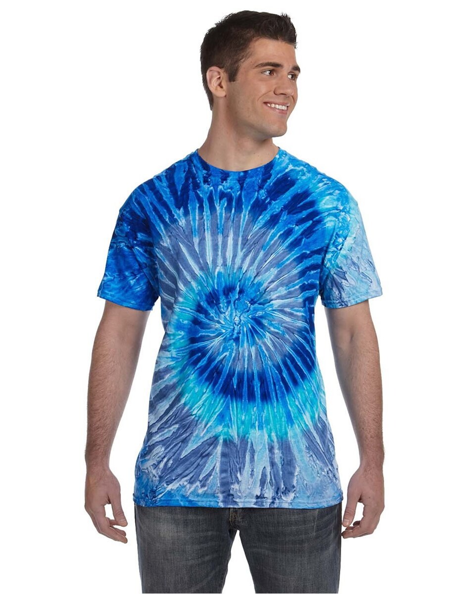 Tie-Dye CD100 5.4 oz., 100% Cotton Tie-Dyed T-Shirt - BlankShirts.com