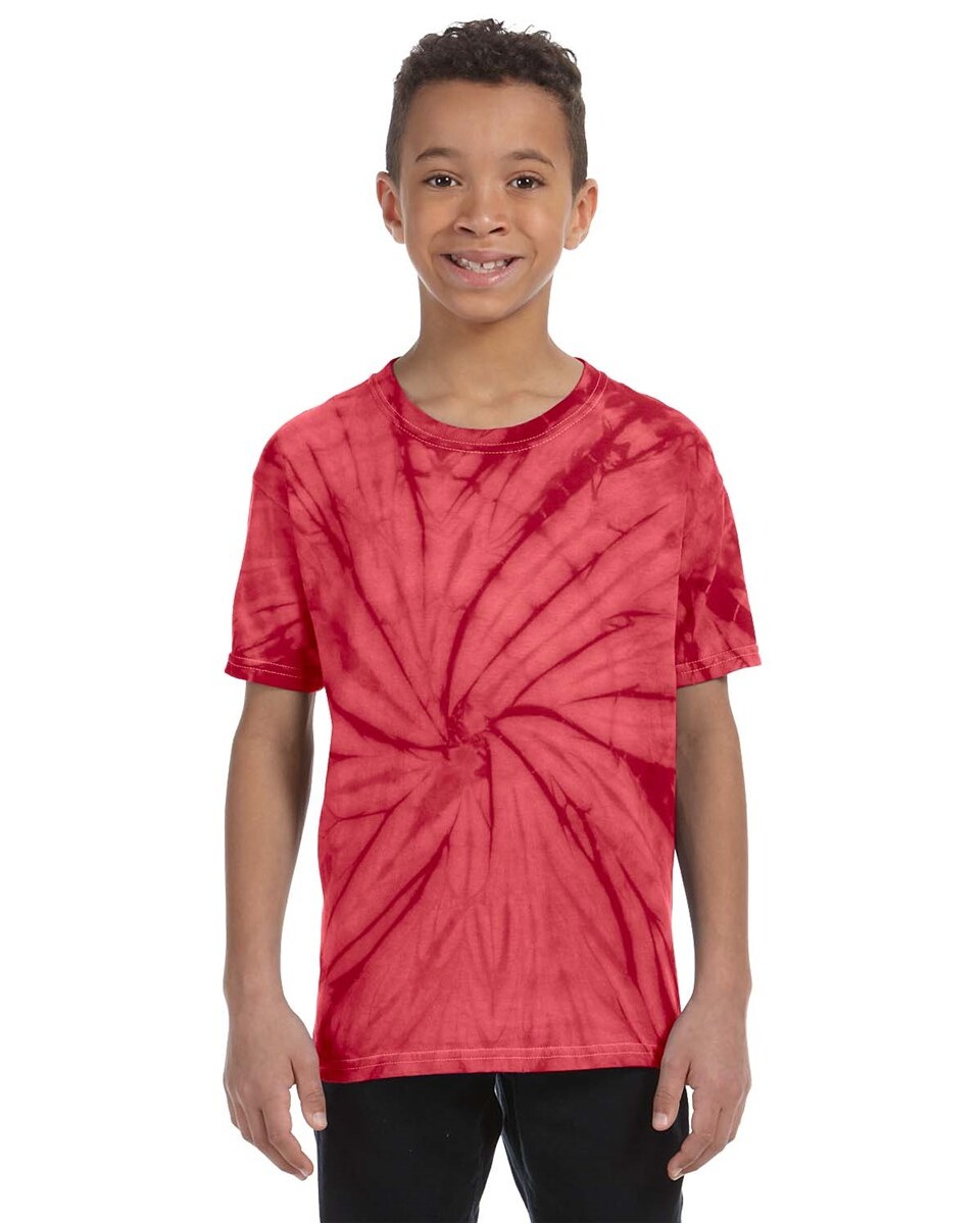 T-Shirt Tie Dye Multi-Color Spider - Coton Lourd 100% - Tailles S à 3XL - Fait Main USA - Neuf Étiqueté