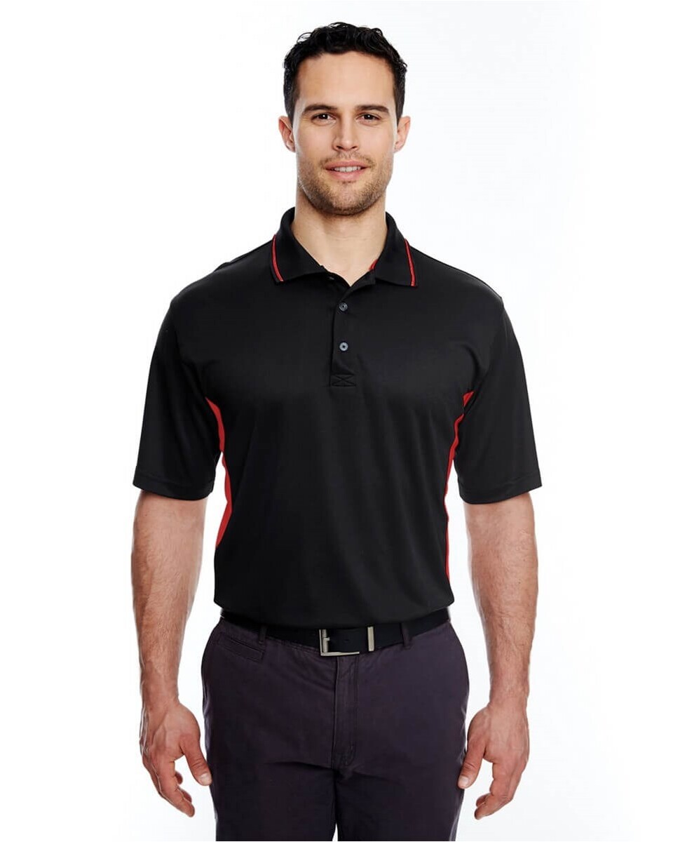 UltraClub 8406 Men's Cool & Dry Sport Two-Tone Polo Shirt - BlankShirts.com