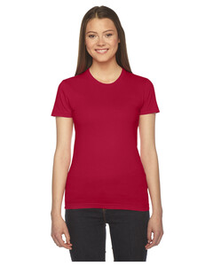Women's Fine Jersey USA Made Short-Sleeve T-Shirt American Apparel 2102