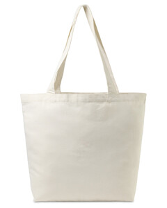 Aware™ Recycled Cotton Shopper Tote Bag With Interior Zip Pocket Gemline 102036