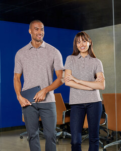 Women's Eclipse Jacquard Polo Cotton/Polyester Blend North End NE115W Cotton/Polyester Blend