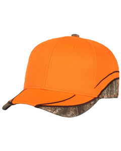 Camo Accent Twill Cap OS Outdoor Cap BLZ615 OS
