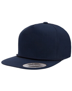 Classic Poplin Golf Snapback Hat High Profile YP Classics YP6002 High Profile