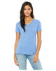Bella + Canvas 6415 Women's Relaxed Tri-Blend Short-Sleeve V-Neck T-Shirt