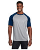 Team 365 TT62 Unisex Zone Colorblock Raglan T-Shirt 
