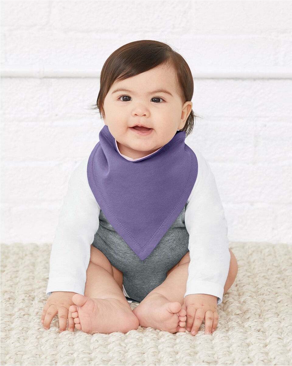 Rabbit Skins RS1012 Infant Premium Jersey Bandana Bib