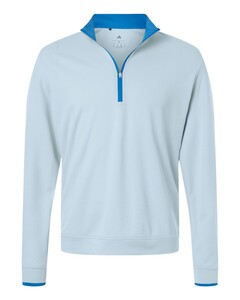 Adidas A2002 Blue-Lightweight Quarter-Zip Pullover Blue