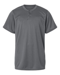 Alleson Athletic 2930 Gray-Youth B-Core Placket Jersey Gray