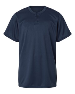 Alleson Athletic 2930 Navy-Youth B-Core Placket Jersey Navy