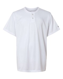 Alleson Athletic 2930 White-Youth B-Core Placket Jersey White
