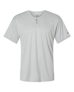 Alleson Athletic 7930 Gray-B-Core Placket Jersey Gray