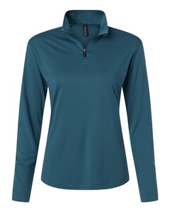 AllPro 41870L Blue-Pro-Lock Women's Performance Quarter-Zip Pullover Blue