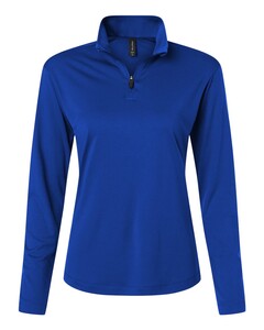 Pro-Lock Women's Performance Quarter-Zip Pullover Blue AllPro 41870L Blue