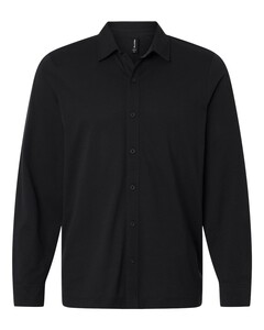AllPro 41SPLS Black-Men's Pro-Flex Sorona&reg; Button Down Shirt Black