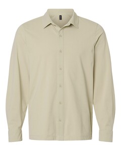 AllPro 41SPLS Brown-Men's Pro-Flex Sorona&reg; Button Down Shirt Brown