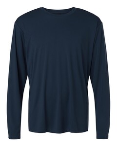 AllPro 48400T Navy-Unisex Tall Pro-Lock Performance Long Sleeve T-Shirt Navy