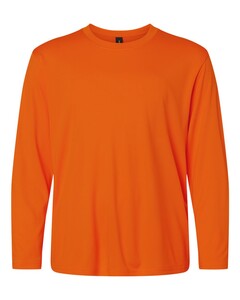 AllPro 48400Y Orange-Pro-Lock Youth Performance Long Sleeve T-Shirt Orange