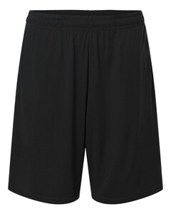 AllPro 48SH0 Black-Men's Pro-Lock Performance 7" Shorts with Pockets Black