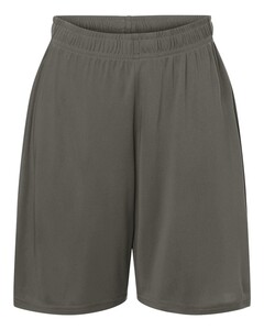 AllPro 48SH0Y Gray-Youth Pro-Lock Performance 7" Shorts with Pockets Gray