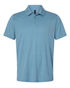 AllPro 4HM00 Blue-Performance Mélange Polo Shirt Blue