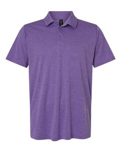 AllPro 4HM00 Purple-Performance Mélange Polo Shirt Purple