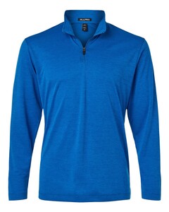 Performance Mélange Quarter-Zip Pullover Blue AllPro 4HM700 Blue