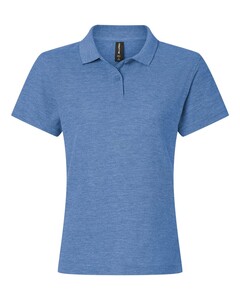 AllPro 62800L Blue-Women's Pique Polo Shirt Blue
