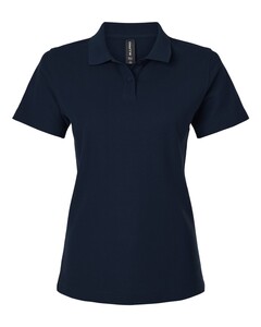 Women's Pique Polo Shirt Navy AllPro 62800L Navy