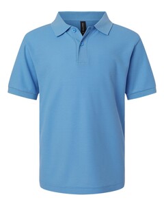 Youth Pique Polo Shirt Blue AllPro 62800Y Blue