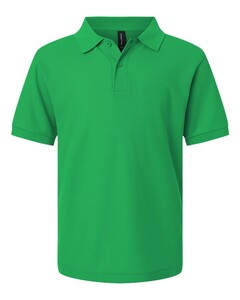 AllPro 62800Y Green-Youth Pique Polo Shirt  Green