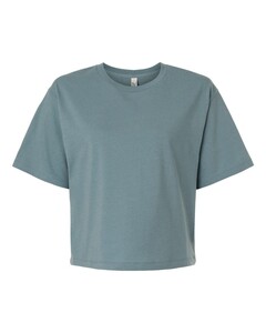American Apparel 102 Blue-Green-Women's Fine Jersey Boxy T-Shirt Blue-Green