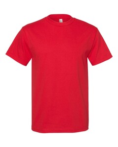 Unisex Heavyweight Cotton T-Shirt Red American Apparel 1301 Red