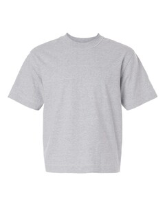 American Apparel 13ML0 Gray-Unisex Heavyweight Cotton Mid-Length Tee Gray