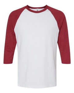 American Apparel 2003CVC White-Unisex CVC Raglan T-Shirt White
