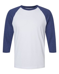 American Apparel 2003CVC White-Unisex CVC Raglan T-Shirt White