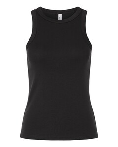American Apparel BR2101 Black-Women's Baby Rib Tank Black