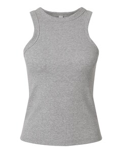 American Apparel BR2101 Gray-Women's Baby Rib Tank Gray