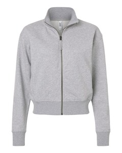 American Apparel FTJ00 Gray-Women's French Terry Full-Zip Jacket Gray