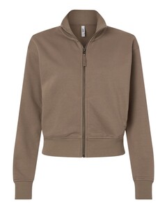 American Apparel FTJ00 Brown-Women's French Terry Full-Zip Jacket Brown