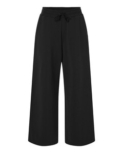 American Apparel FTP00 Black-Women's French Terry Wide Leg Pants Black