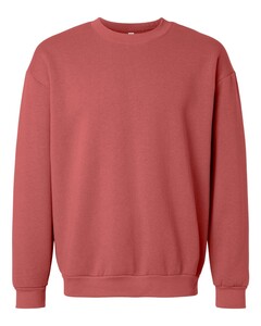 American Apparel RF496 Red-ReFlex Fleece Crewneck Sweatshirt Red