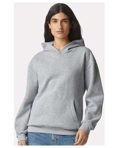 American Apparel RF498 Gray-ReFlex Fleece Pullover Hoodie Gray