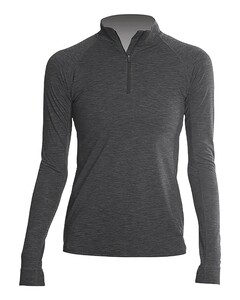 Anetik WSFLTL0 Gray-Women's Flight Tech Quarter-Zip Gray
