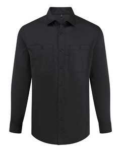 Artisan Collection by Reprime RP021 Black-Unisex Utility 2.0 Service Shirt Black