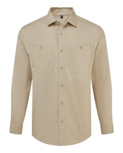 Artisan Collection by Reprime RP021 Brown-Unisex Utility 2.0 Service Shirt Brown