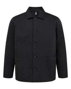 Artisan Collection by Reprime RP022 Black-Unisex Utility 2.0 Chore Jacket Black