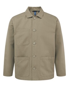 Artisan Collection by Reprime RP022 Brown-Unisex Utility 2.0 Chore Jacket Brown